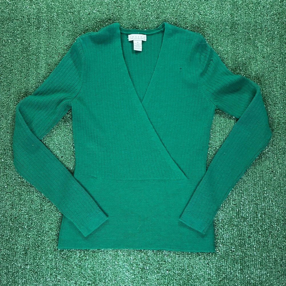 Vintage 90's Tweed Merino Wool Sweater‎